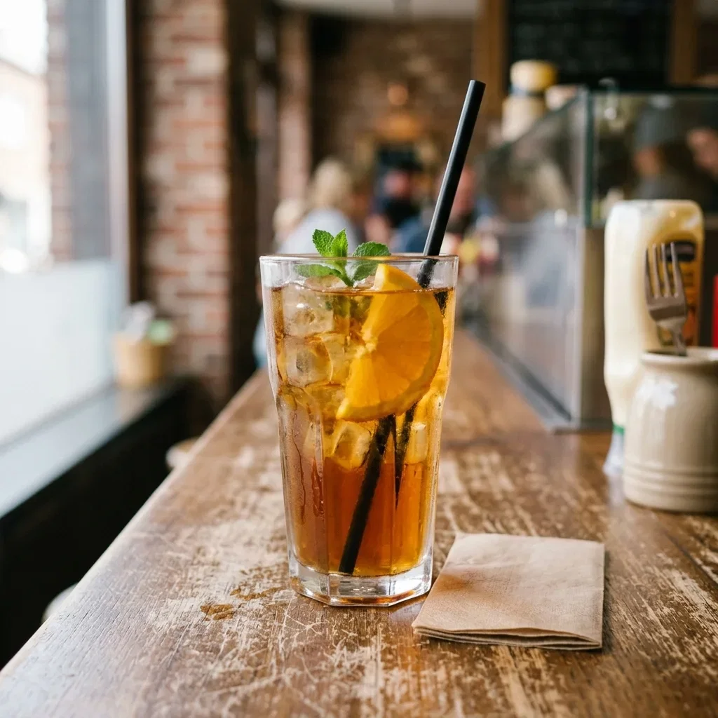 Ice-tea peach
