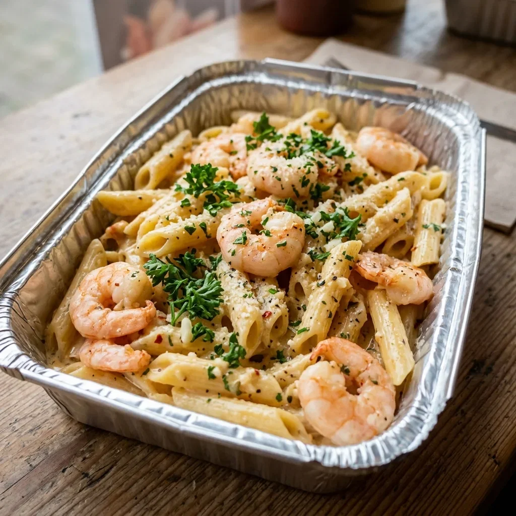 Pasta scampi