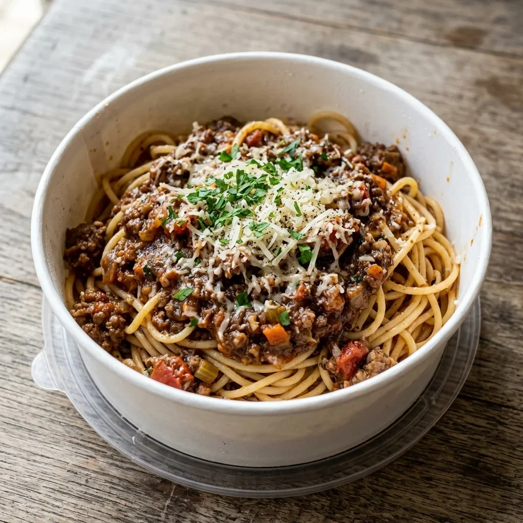 Pasta bolognese