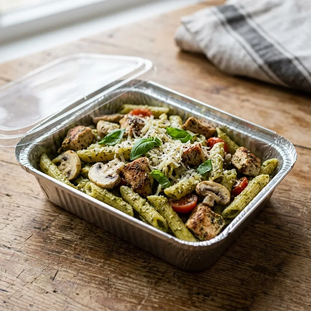 Pasta pesto chicken