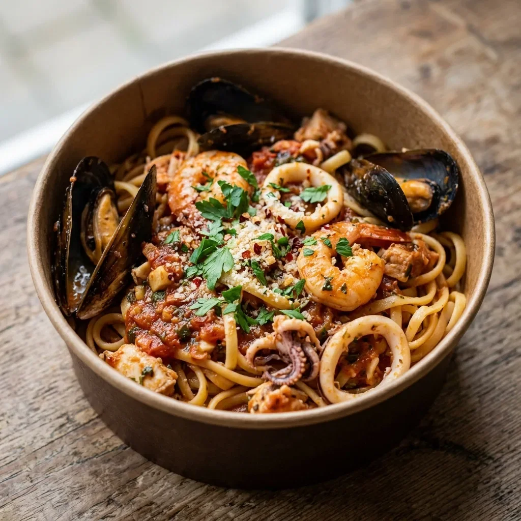 Pasta frutti di mare