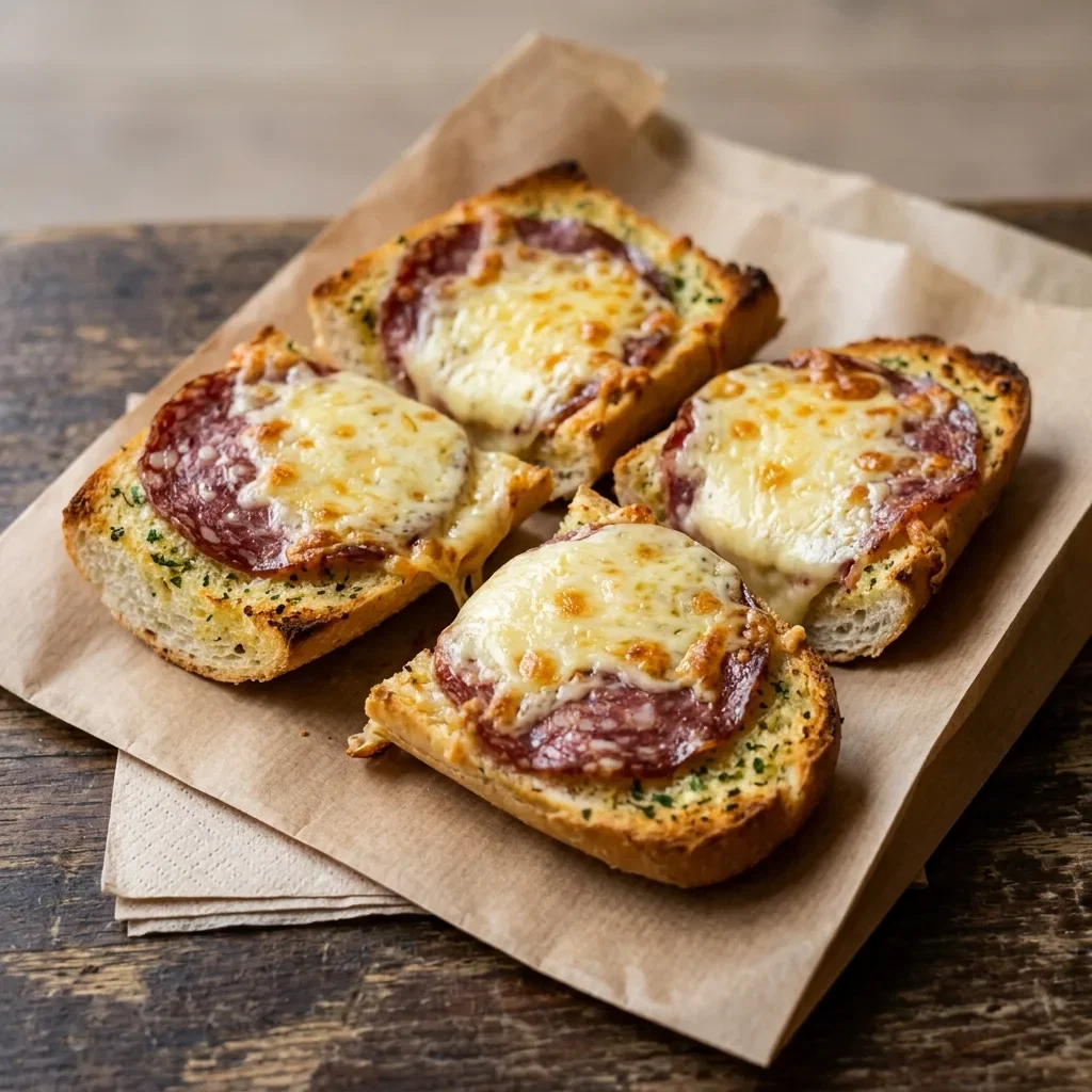 Lookbroodjes kaas en salami