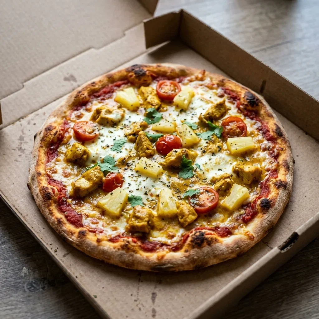 Pizza kip curry small