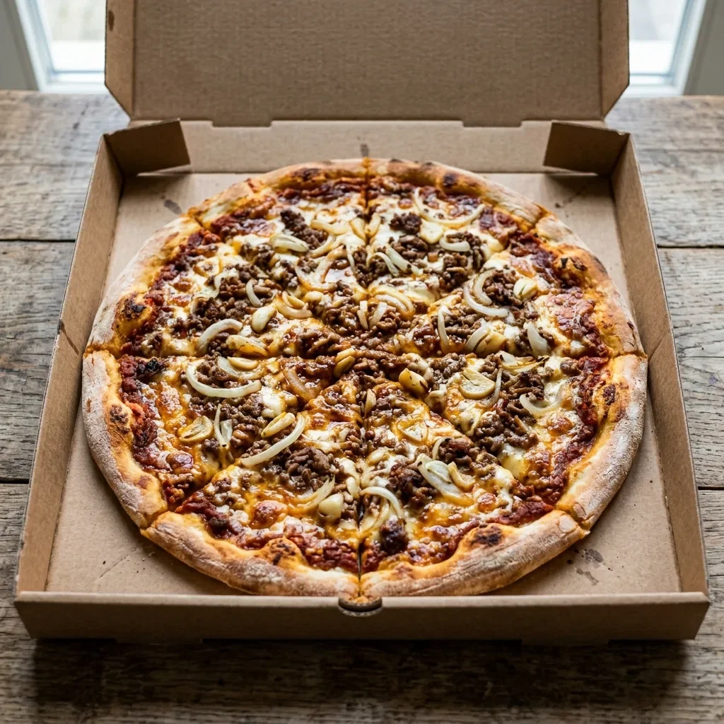Pizza bolognaise deluxe large