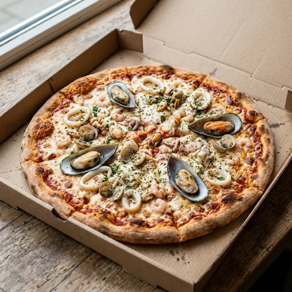 Pizza seafood large