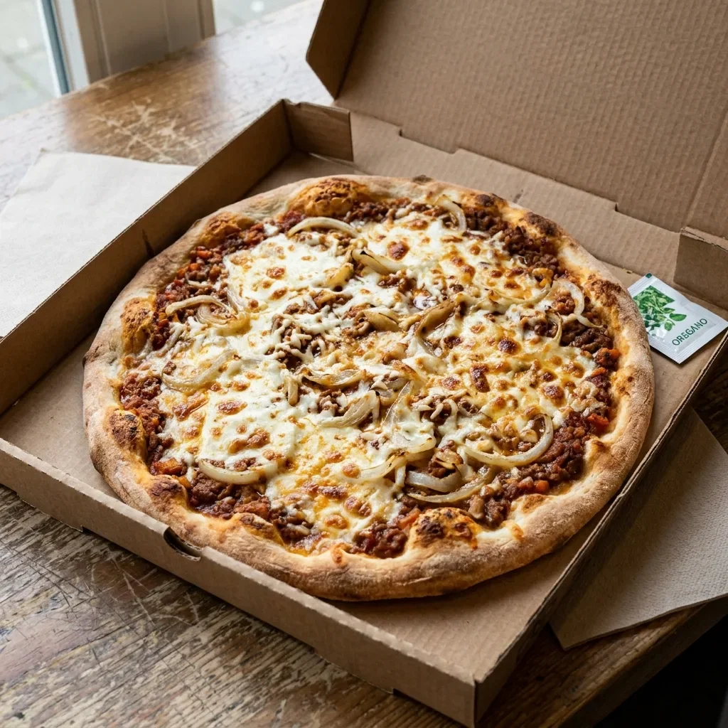 Pizza bolognaise medium