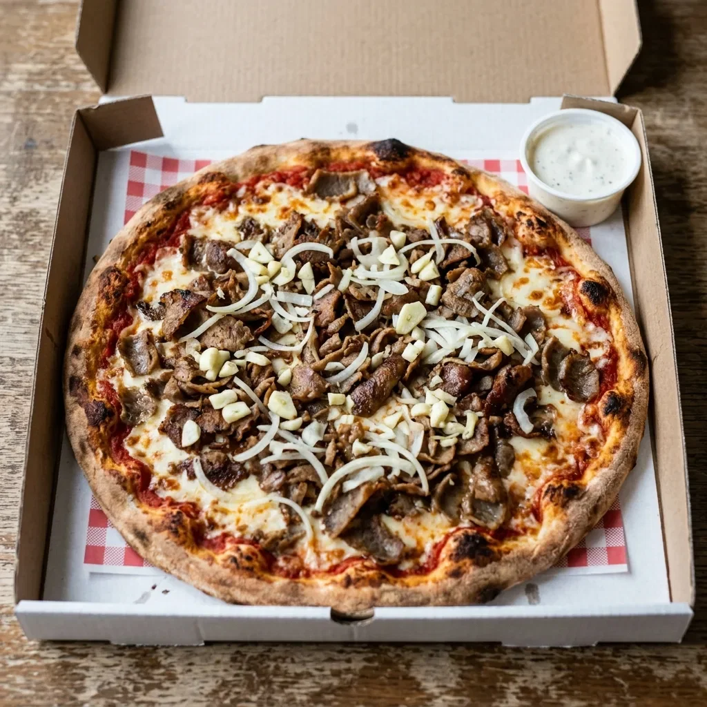 Pizza kebab large