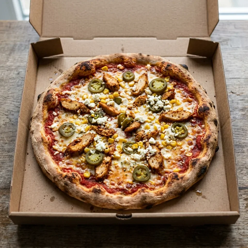 Pizza spicy chicken medium