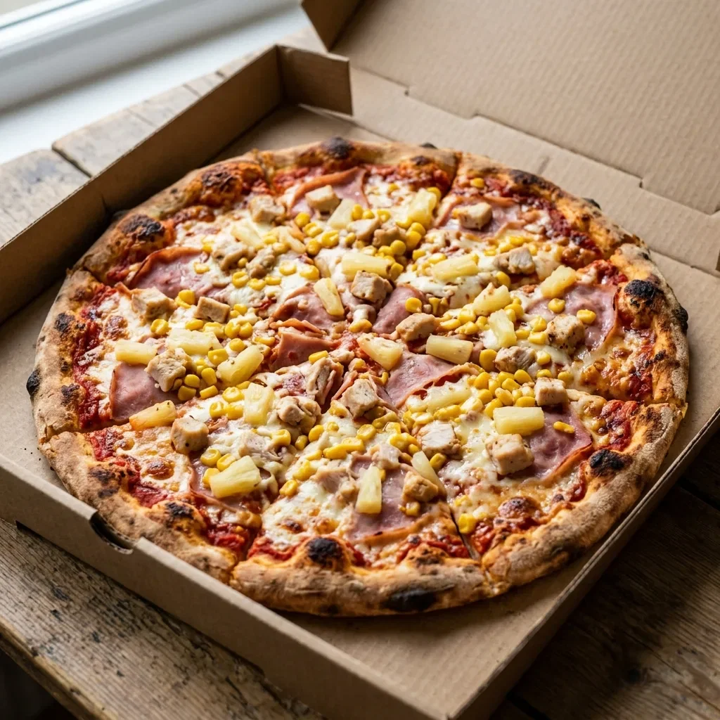 Pizza hawaii deluxe large