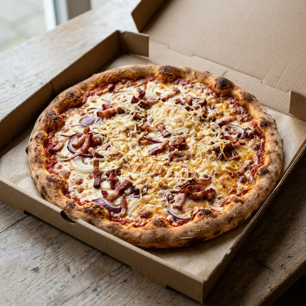 Pizza carbonara large