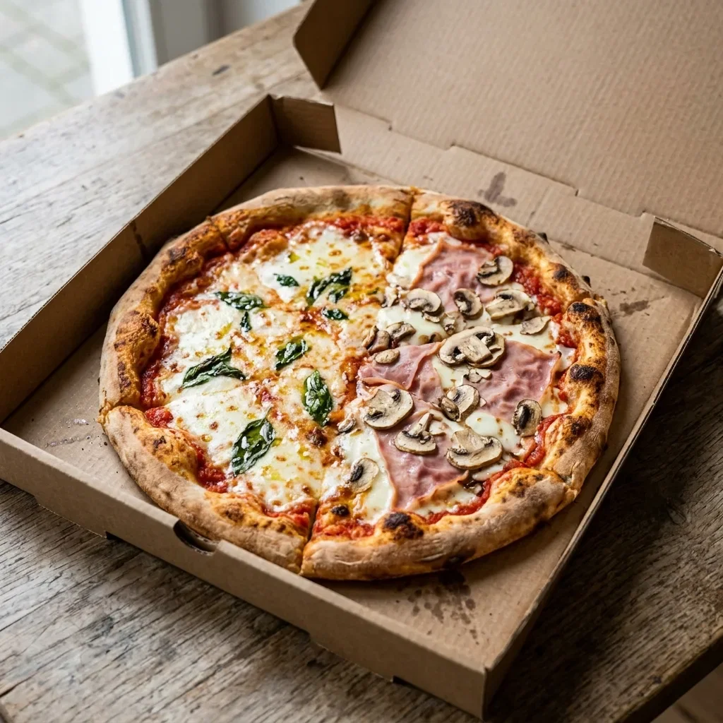 Pizza fifty fifty medium