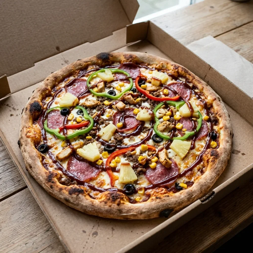Pizza full option medium