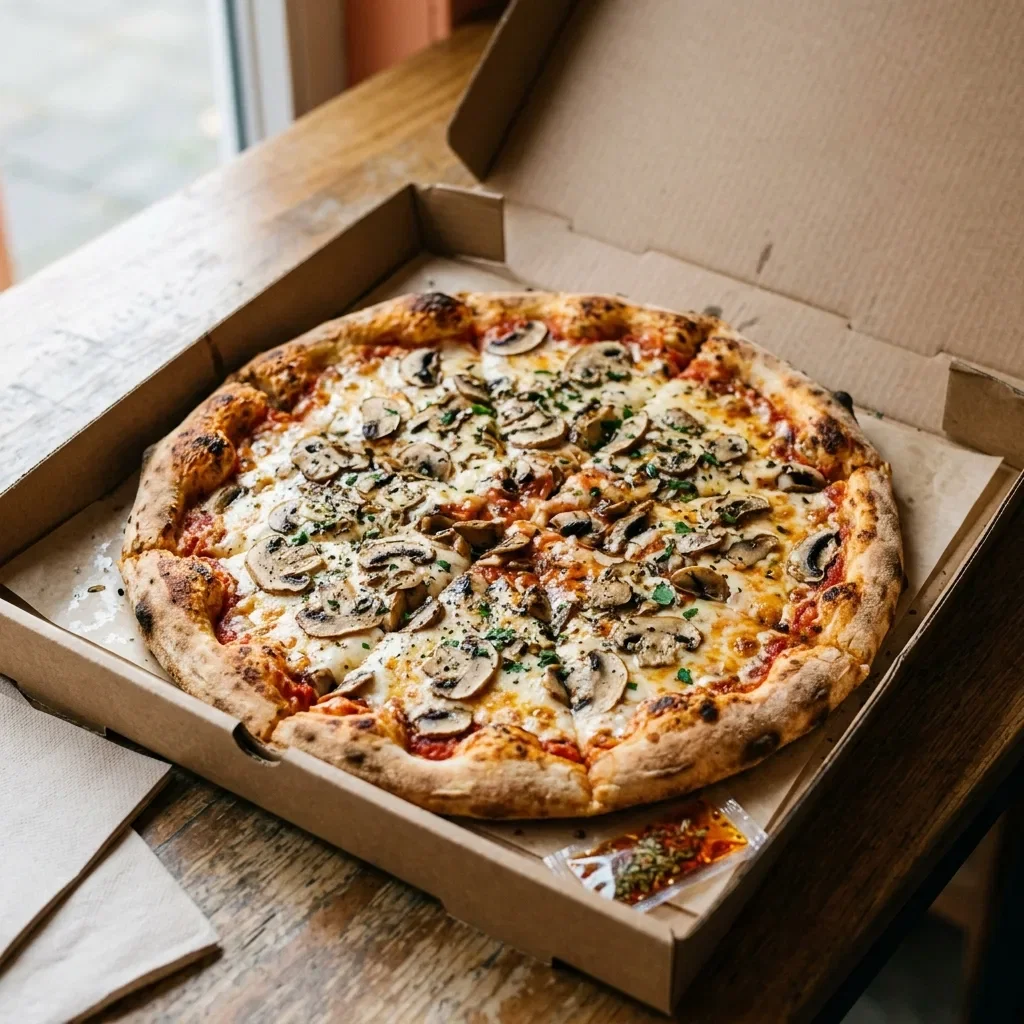 Pizza funghi large