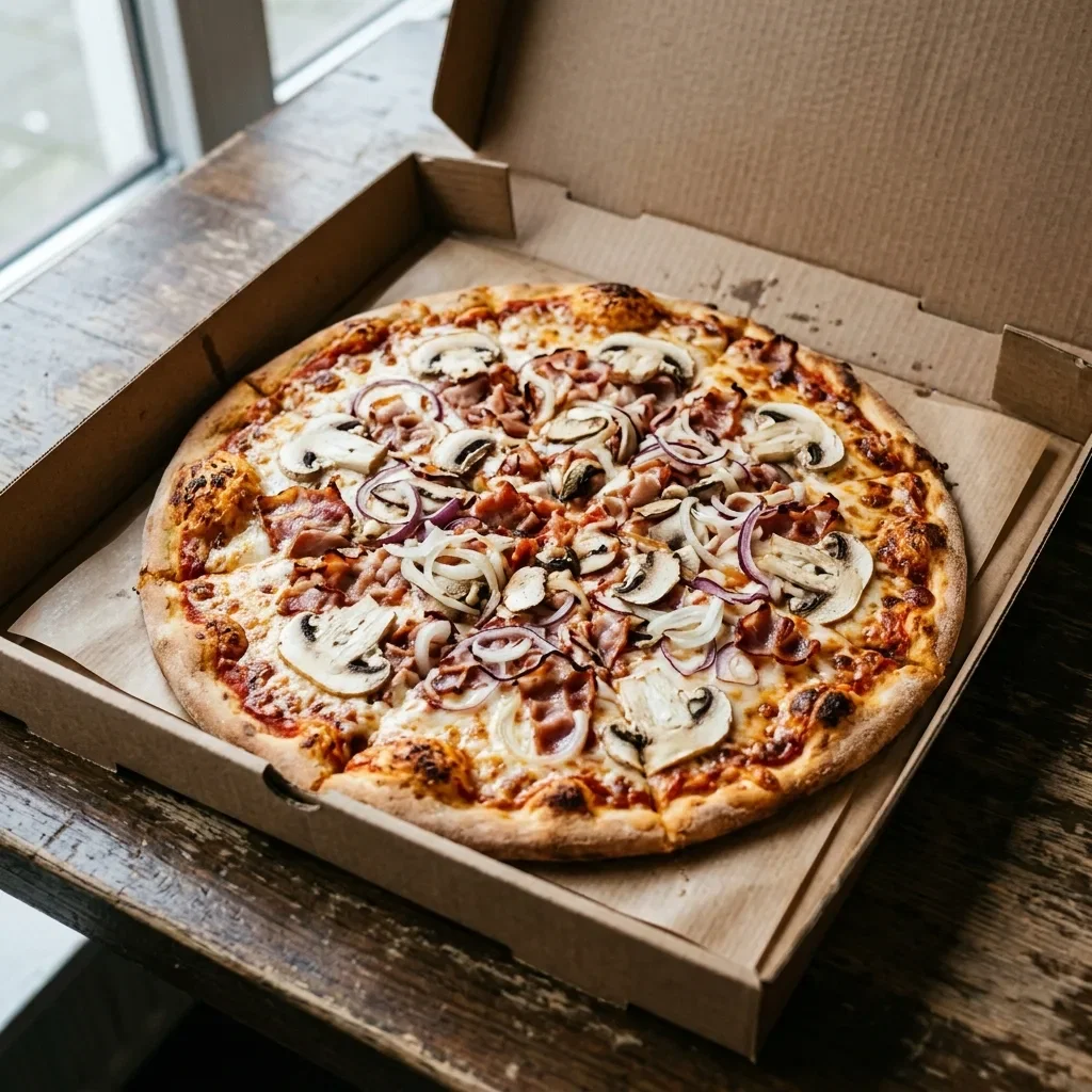 Pizza bacon deluxe large