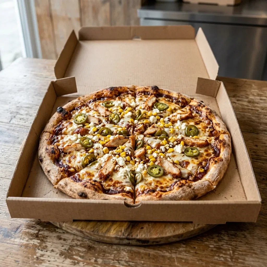 Pizza spicy chicken bbq large