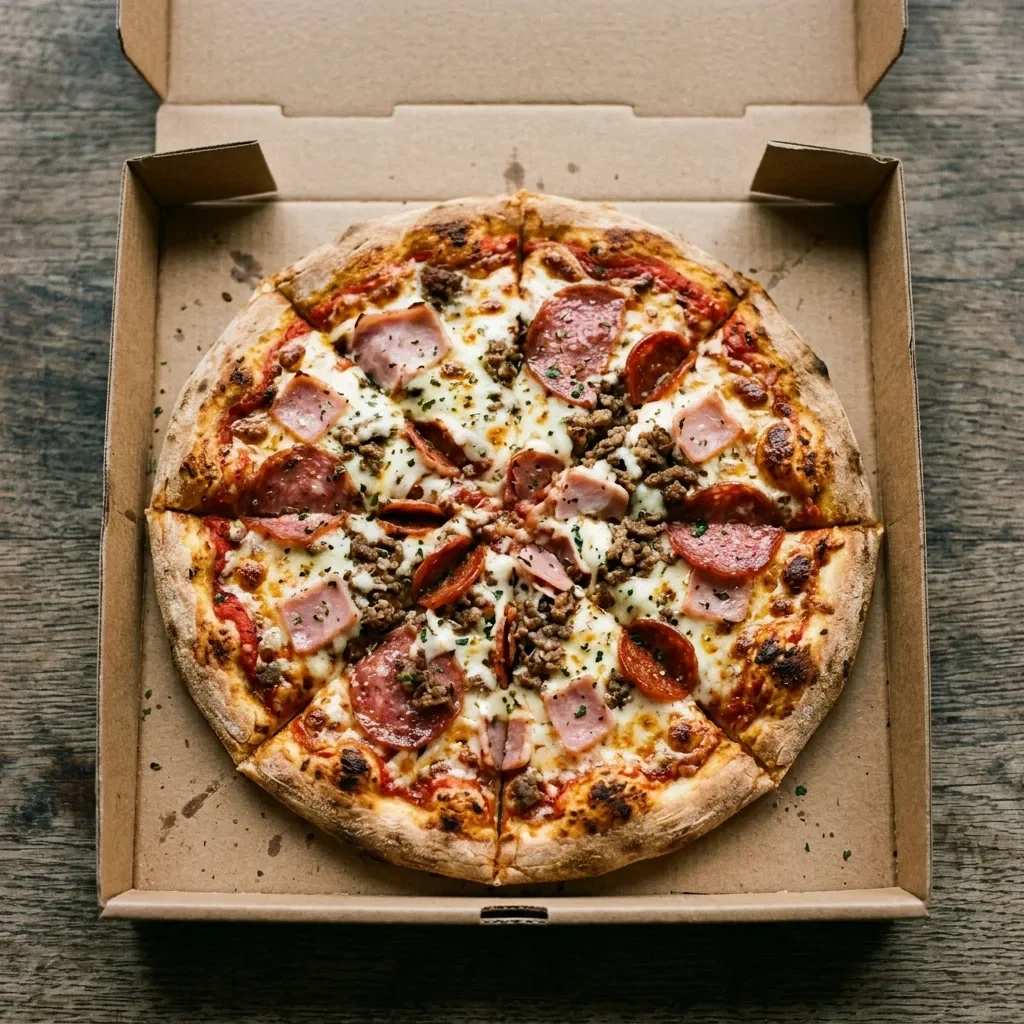 Pizza meat lovers small