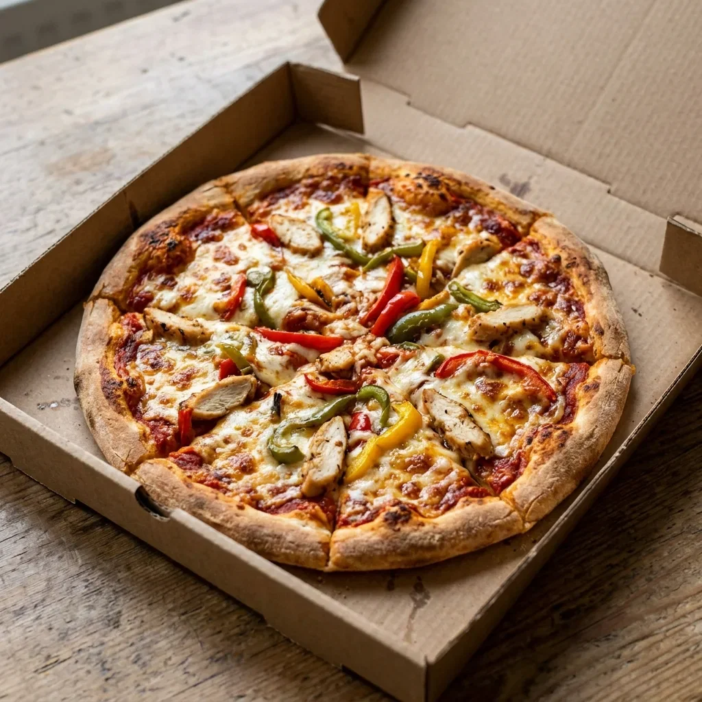 Pizza chicken time medium