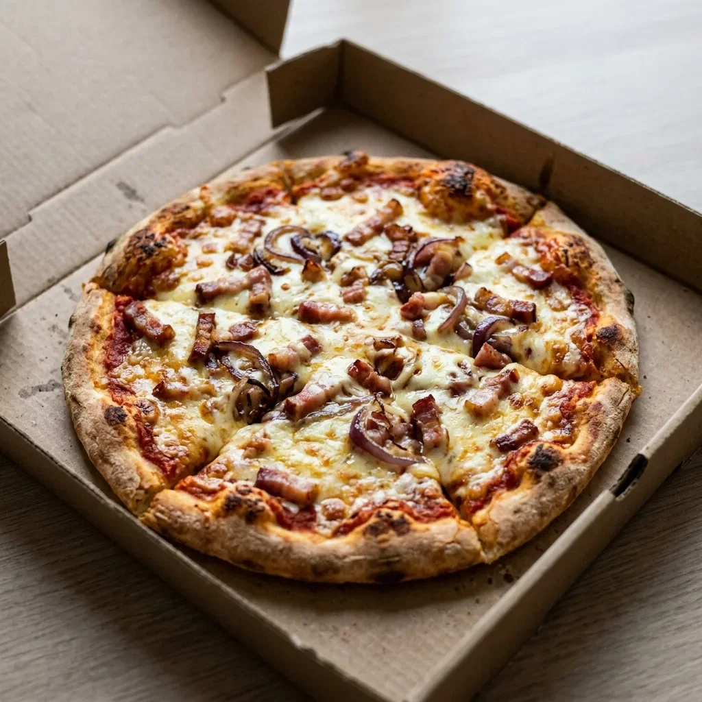 Pizza carbonara small
