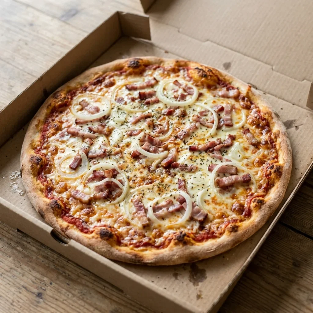 Pizza carbonara medium