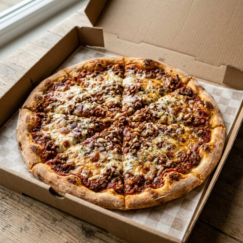 Pizza bolognaise deluxe medium