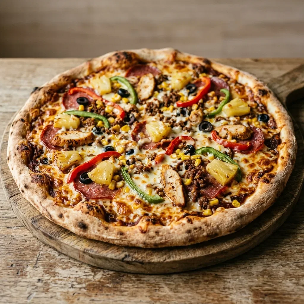 Pizza full option large