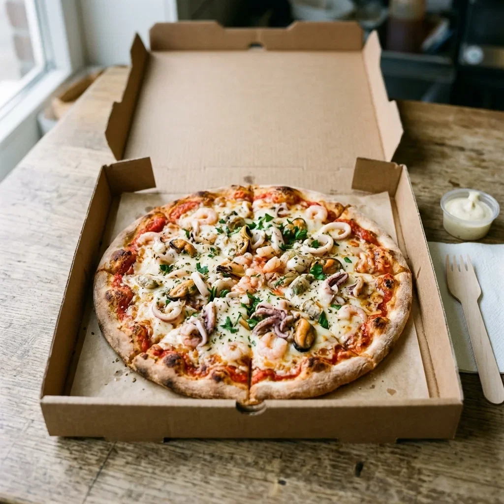 Pizza seafood small