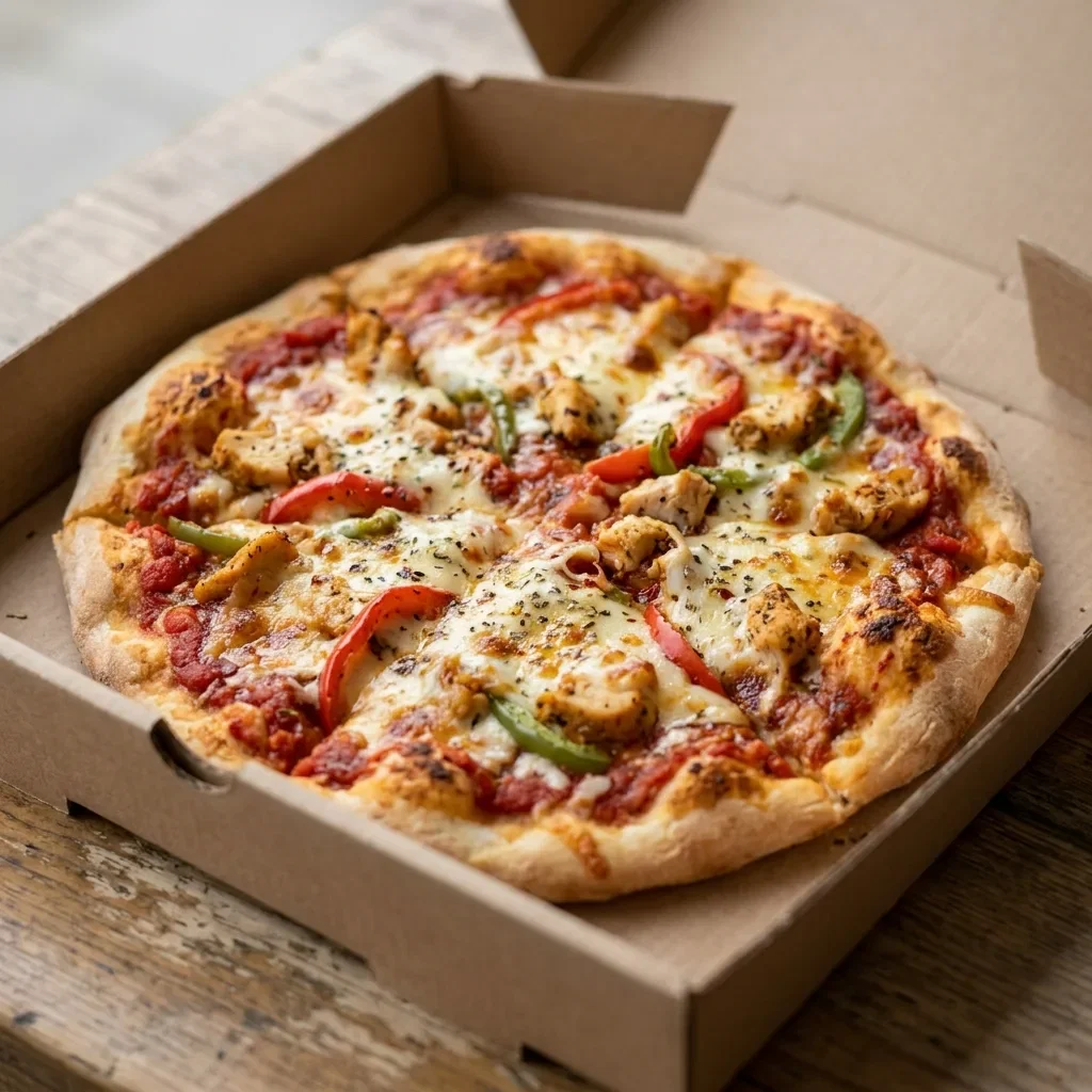 Pizza chicken time small