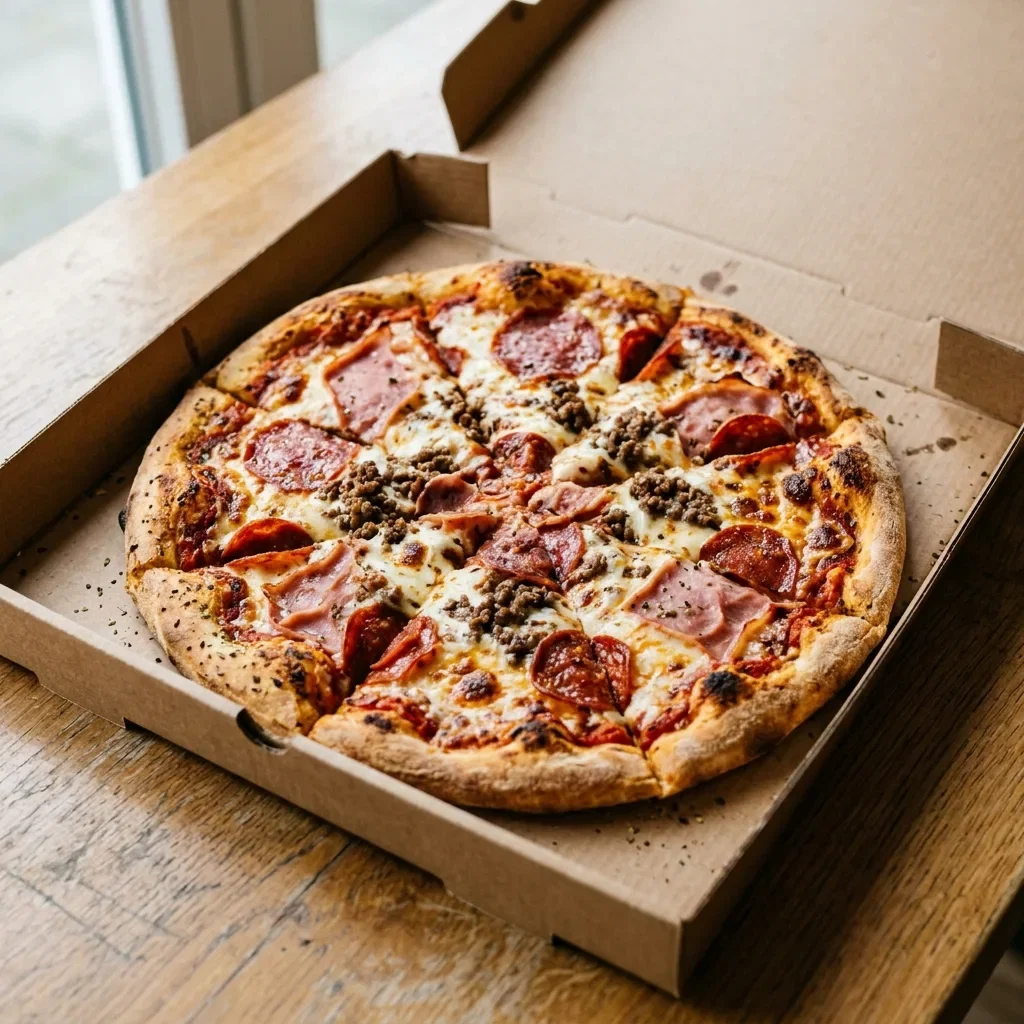 Pizza meat lovers medium