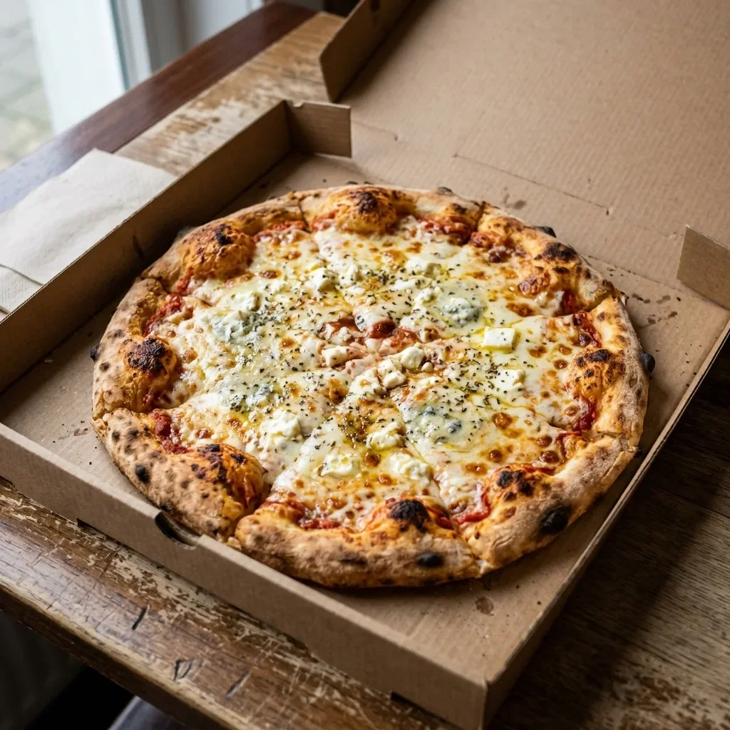 Pizza multi cheese medium