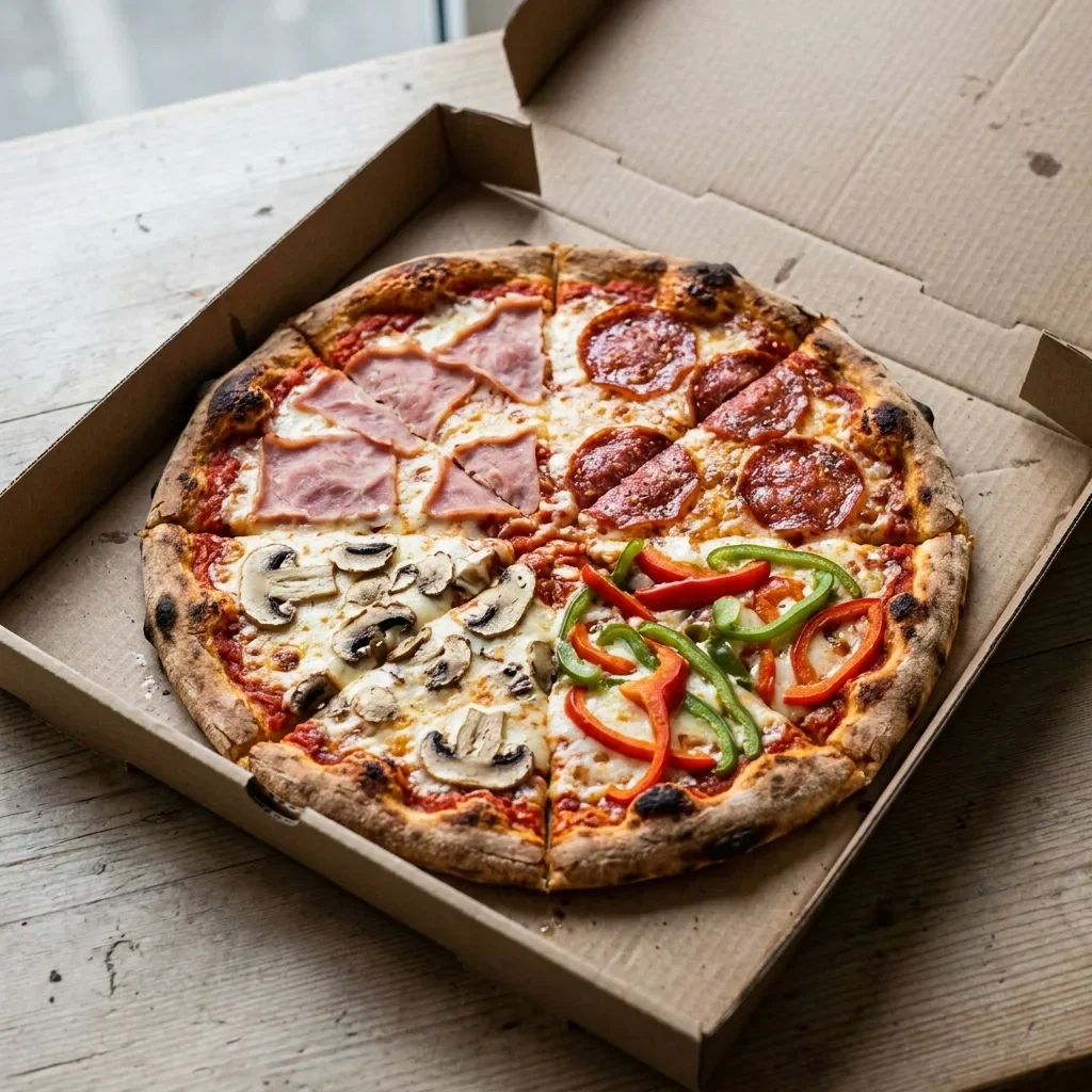 Pizza 4 seasons large