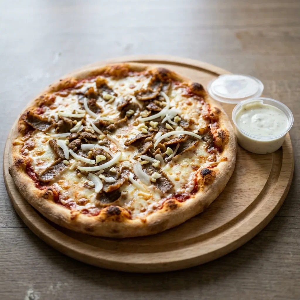 Pizza kebab medium