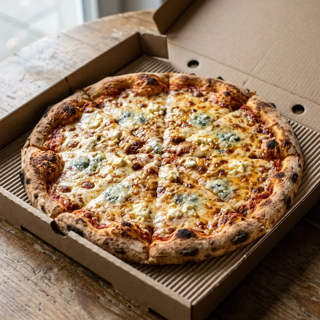 Pizza multi cheese large