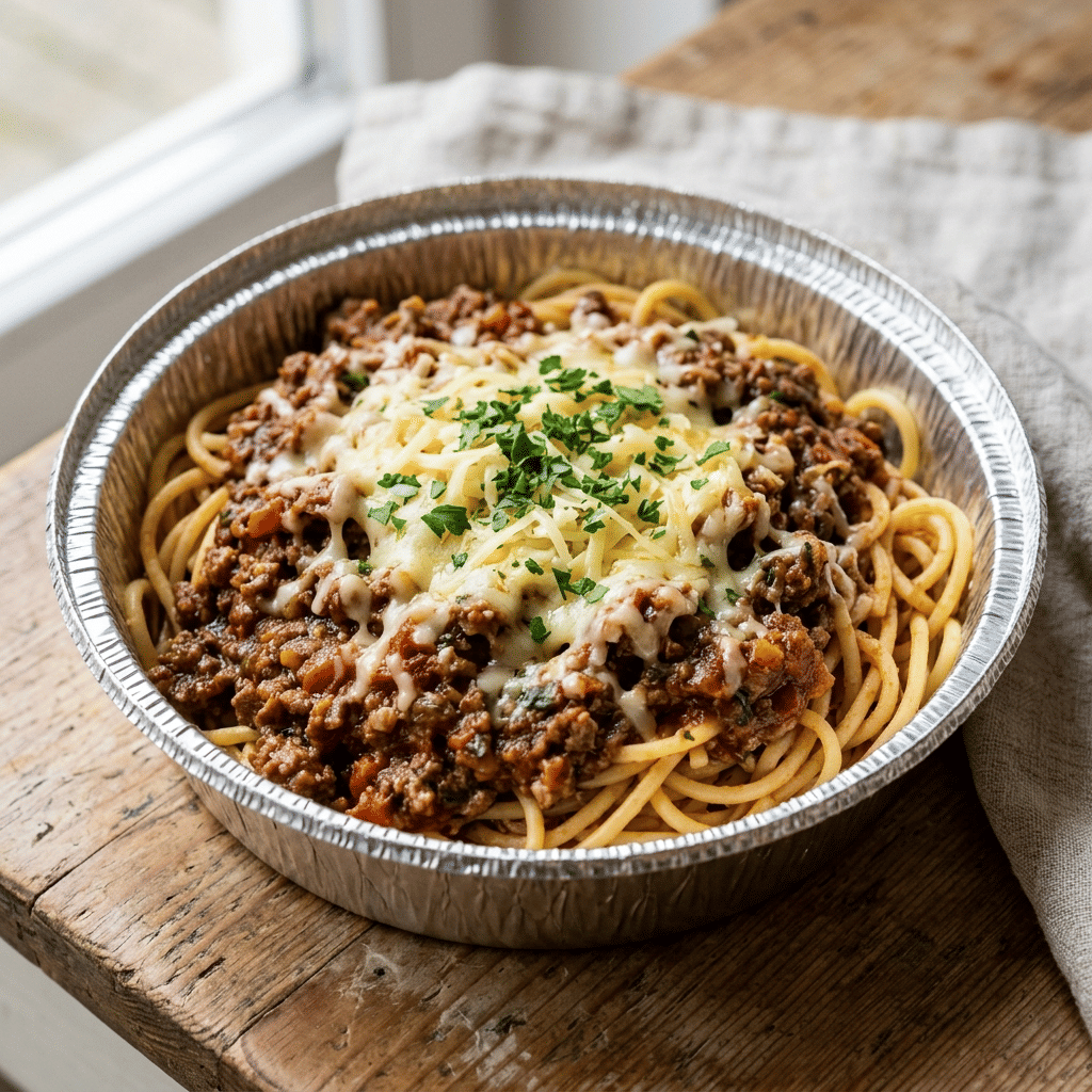 Pasta bolognese