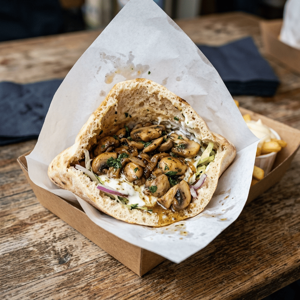 Pita champignons groot