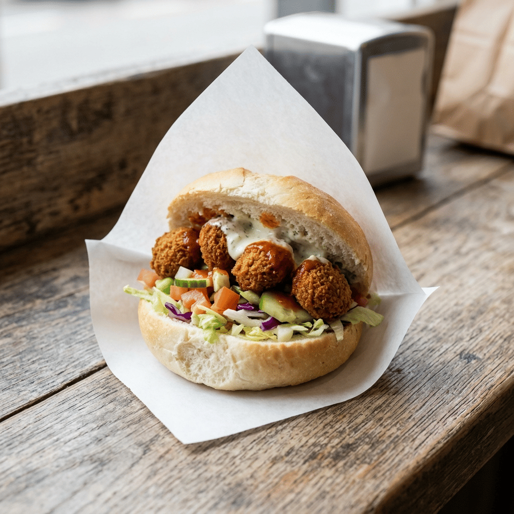 Vegetarisch falafel klein