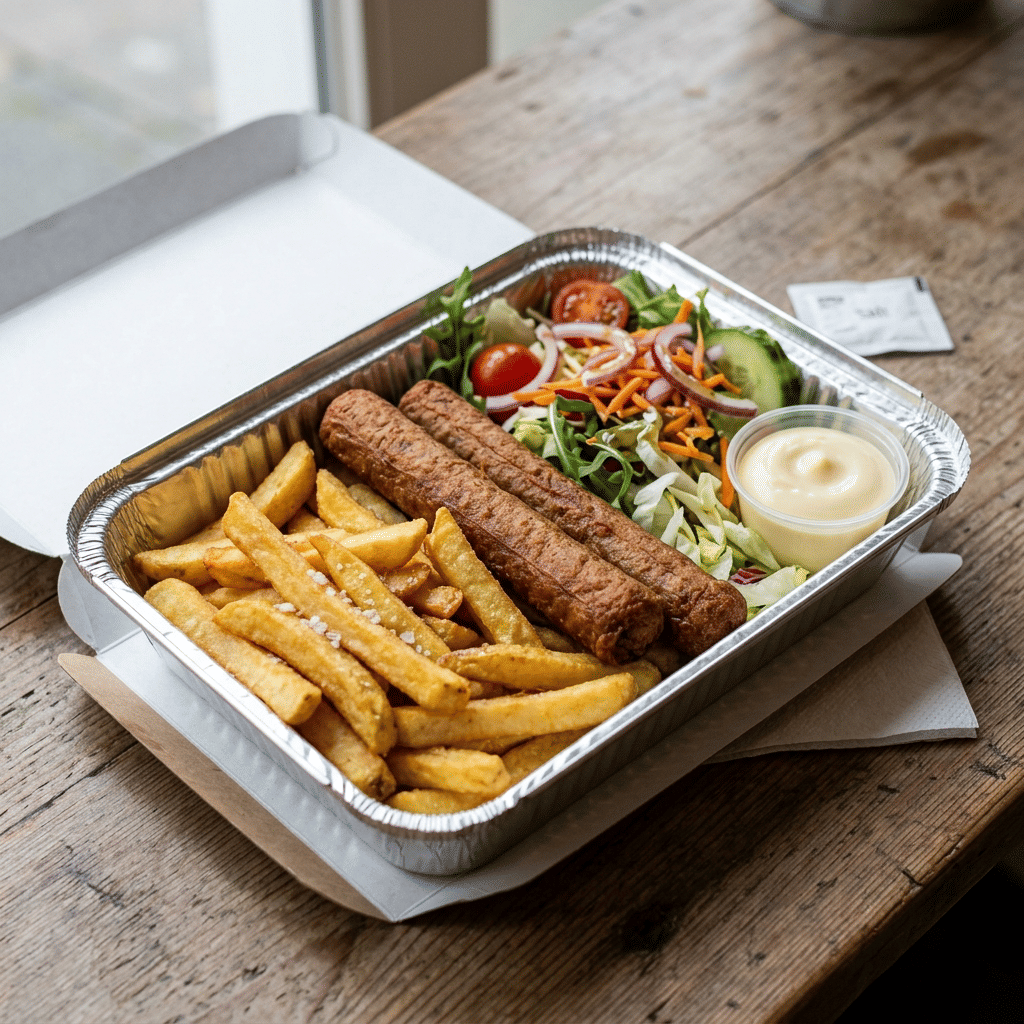 Frikandel schotel