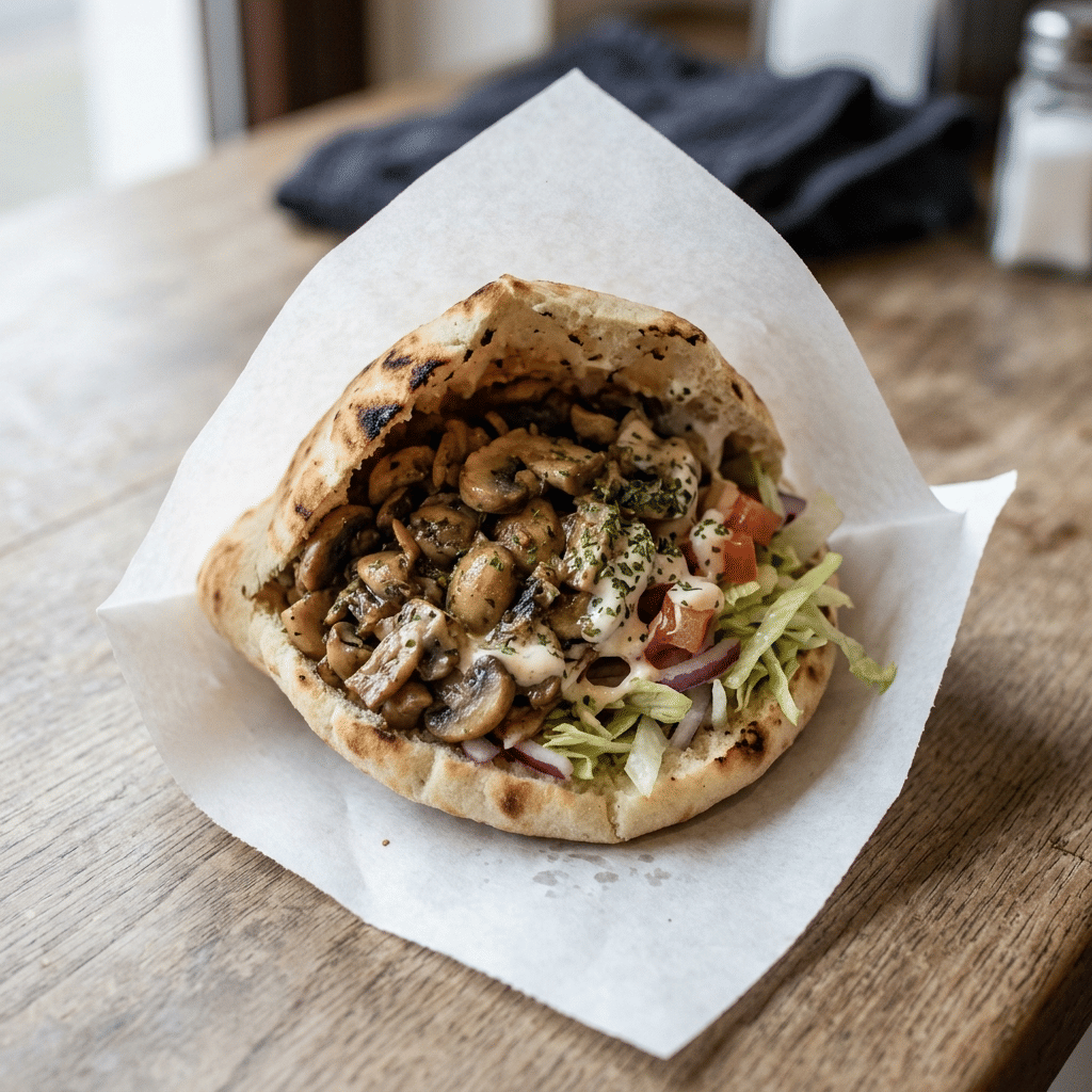 Pita champignons klein