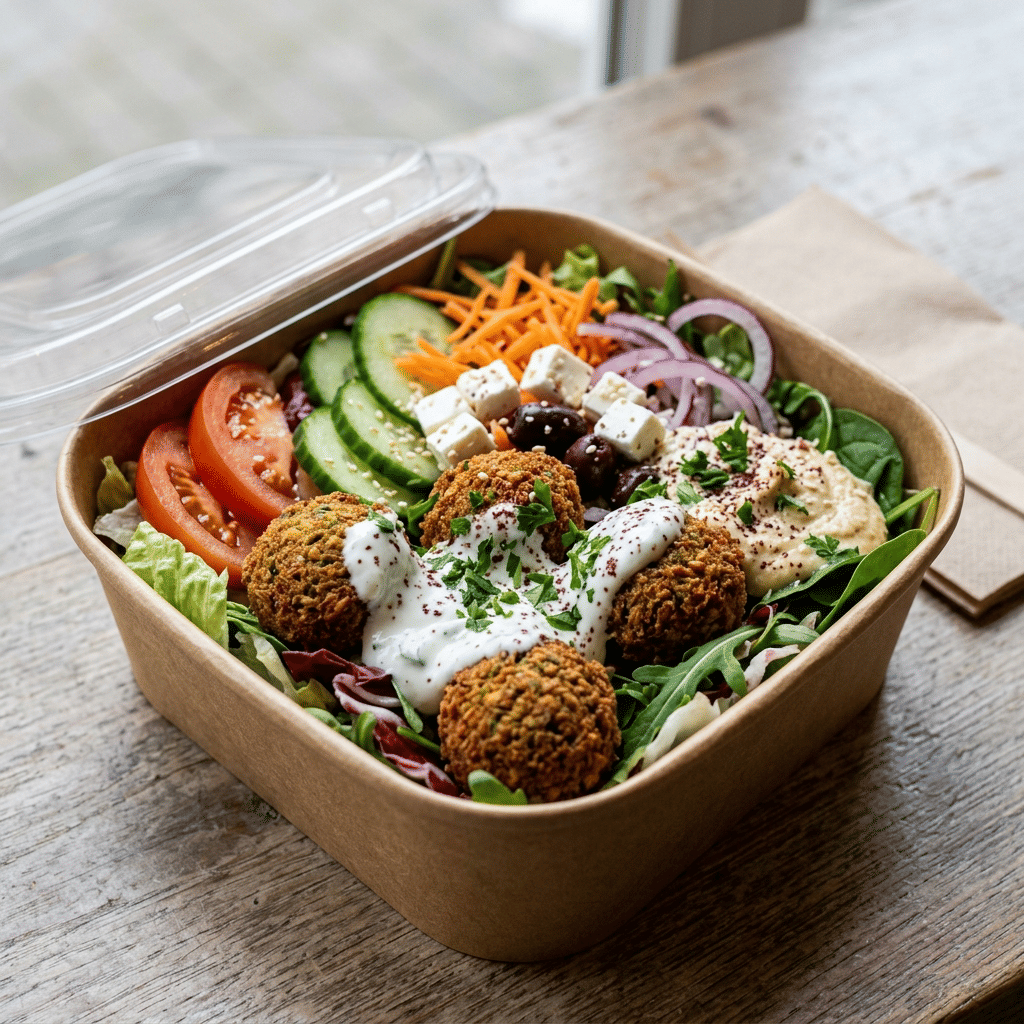 Sla mix falafel