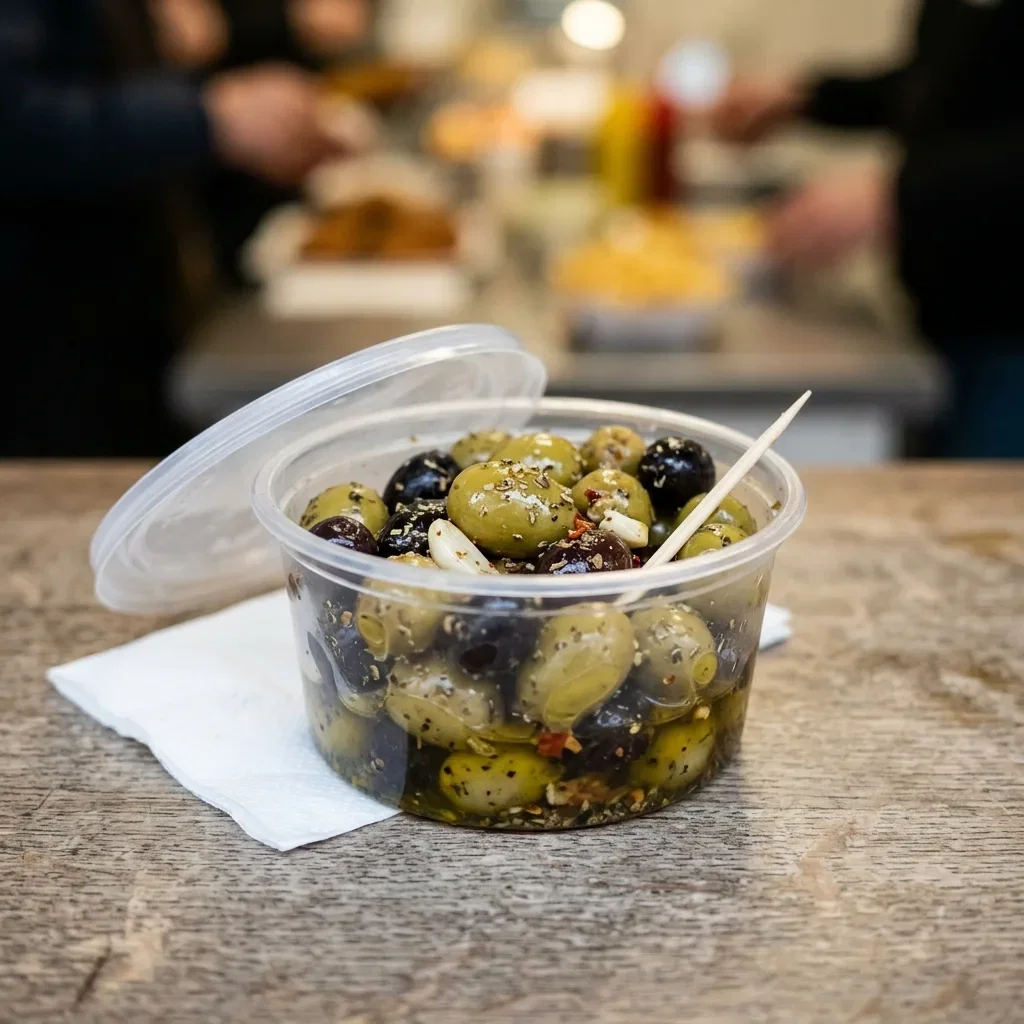 Portie olijven