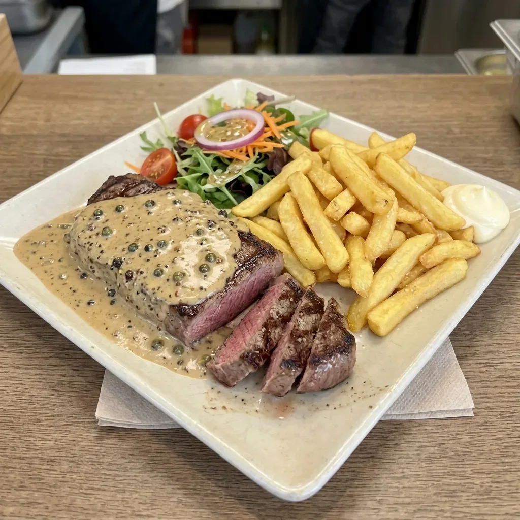 Bistecca pepe verde