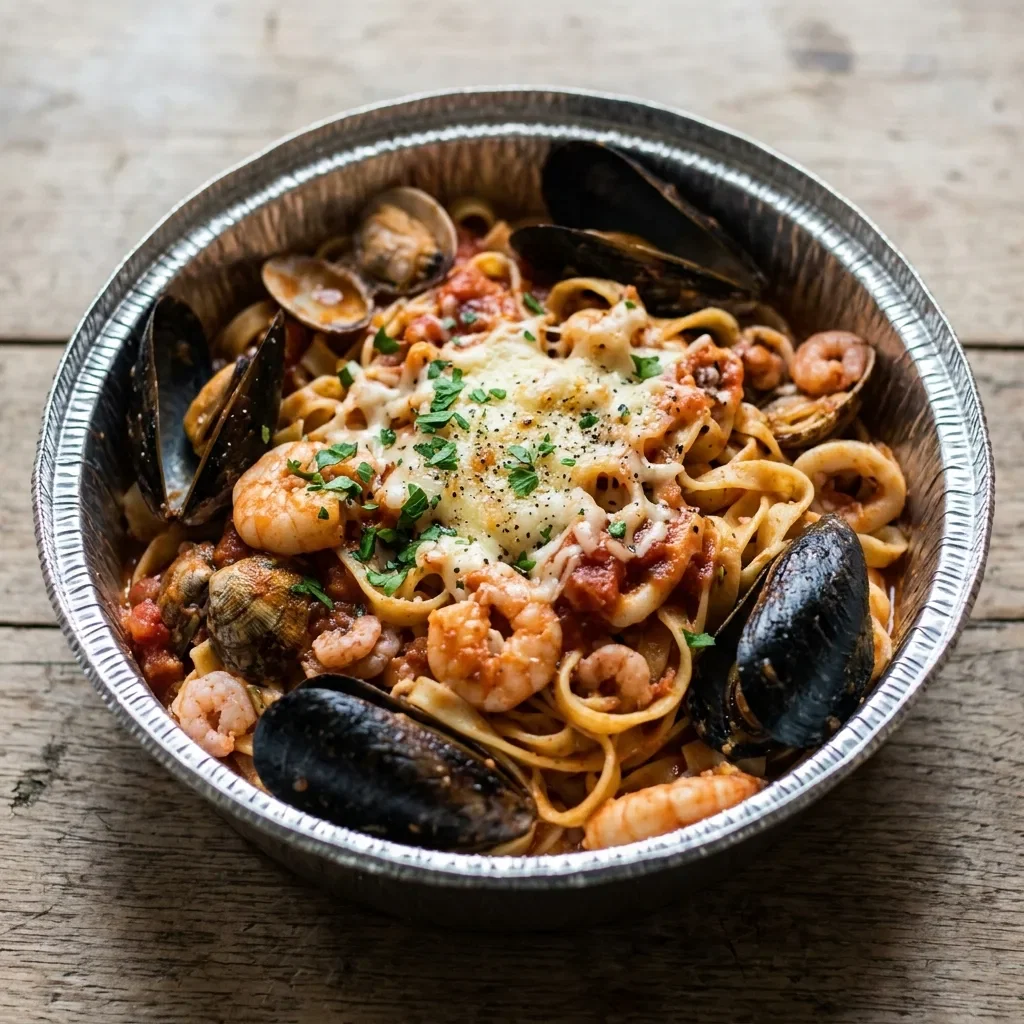 Pasta frutti di mare