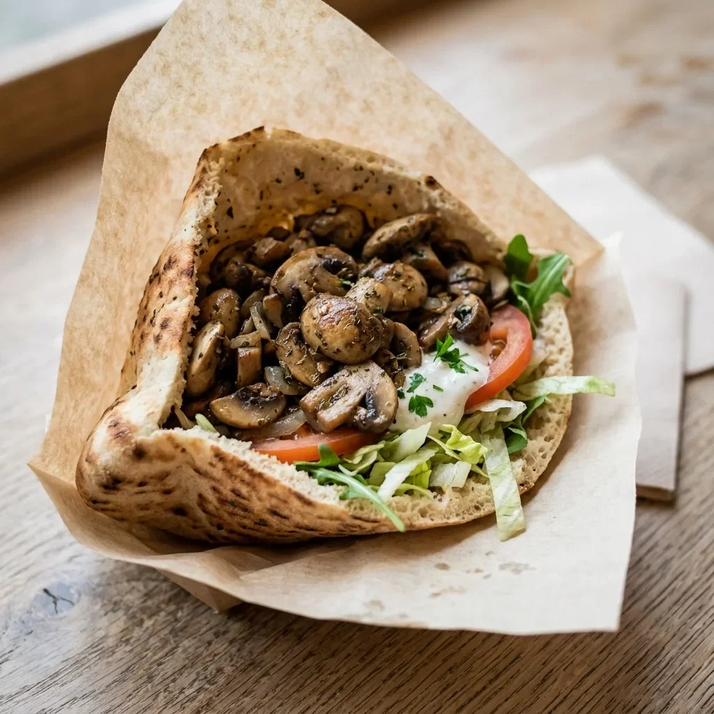 Pita champignons groot
