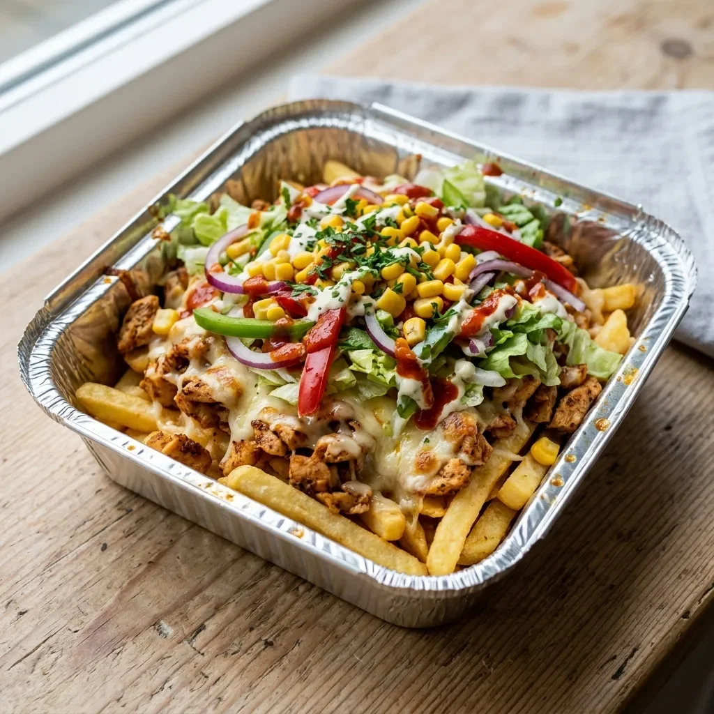 Kapsalon kip mexicano