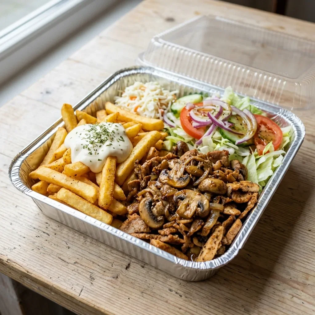 Schotel pita champignons