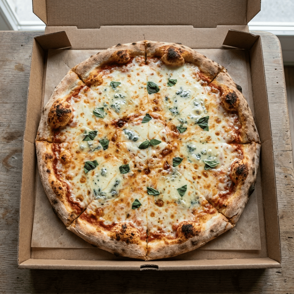 Pizza gorgonzola groot