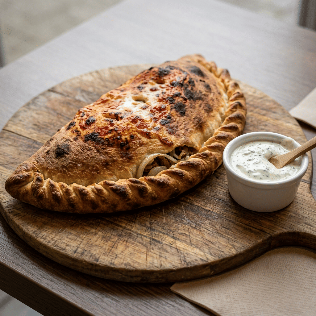 Pizza calzone pitza groot