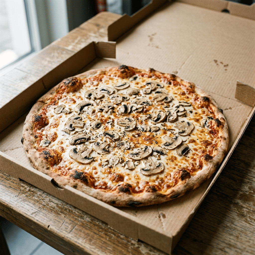 Pizza funghi groot