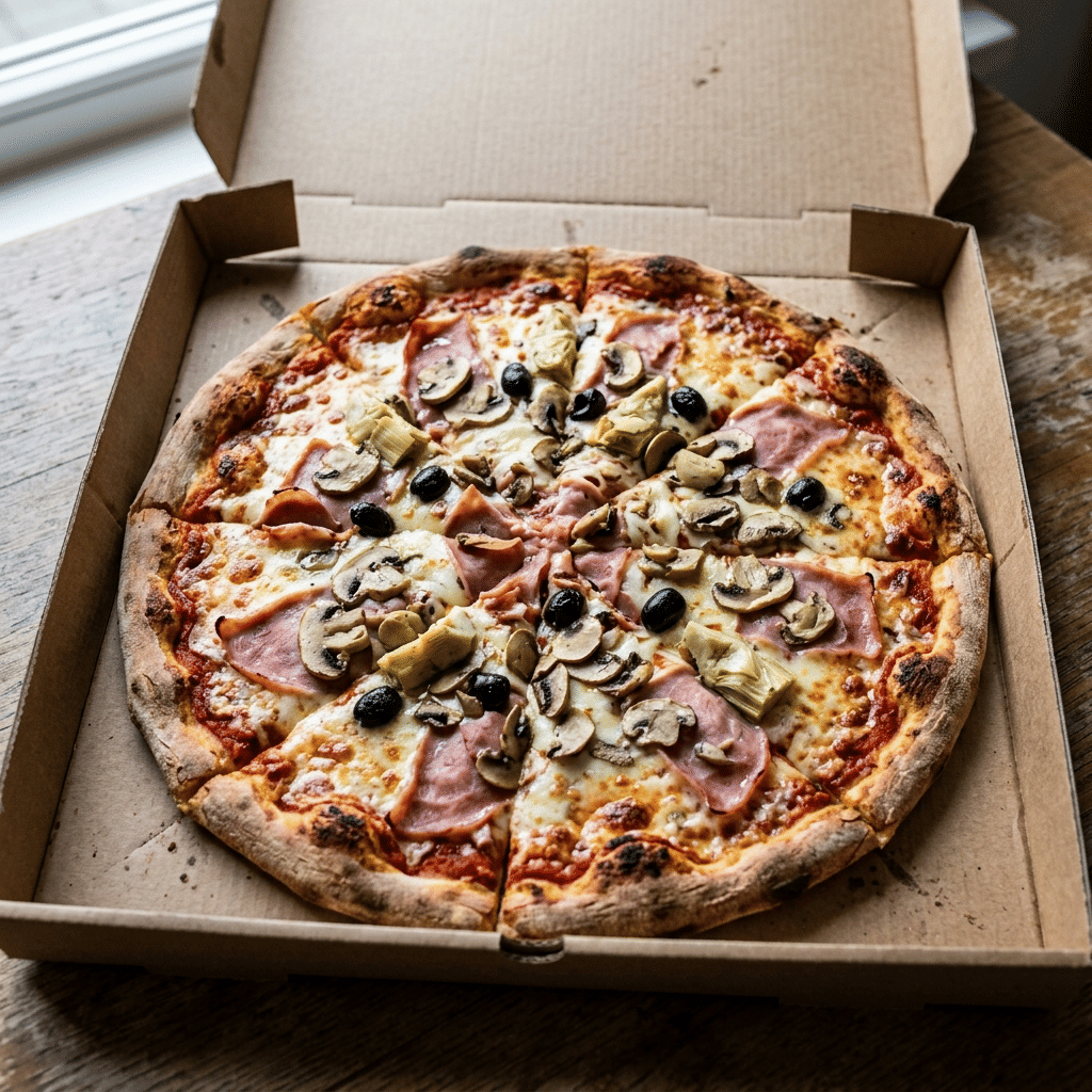 Pizza capriciosa groot