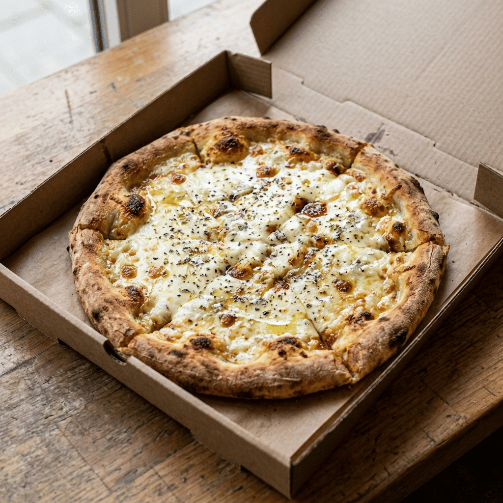 Pizza quattro fromaggi