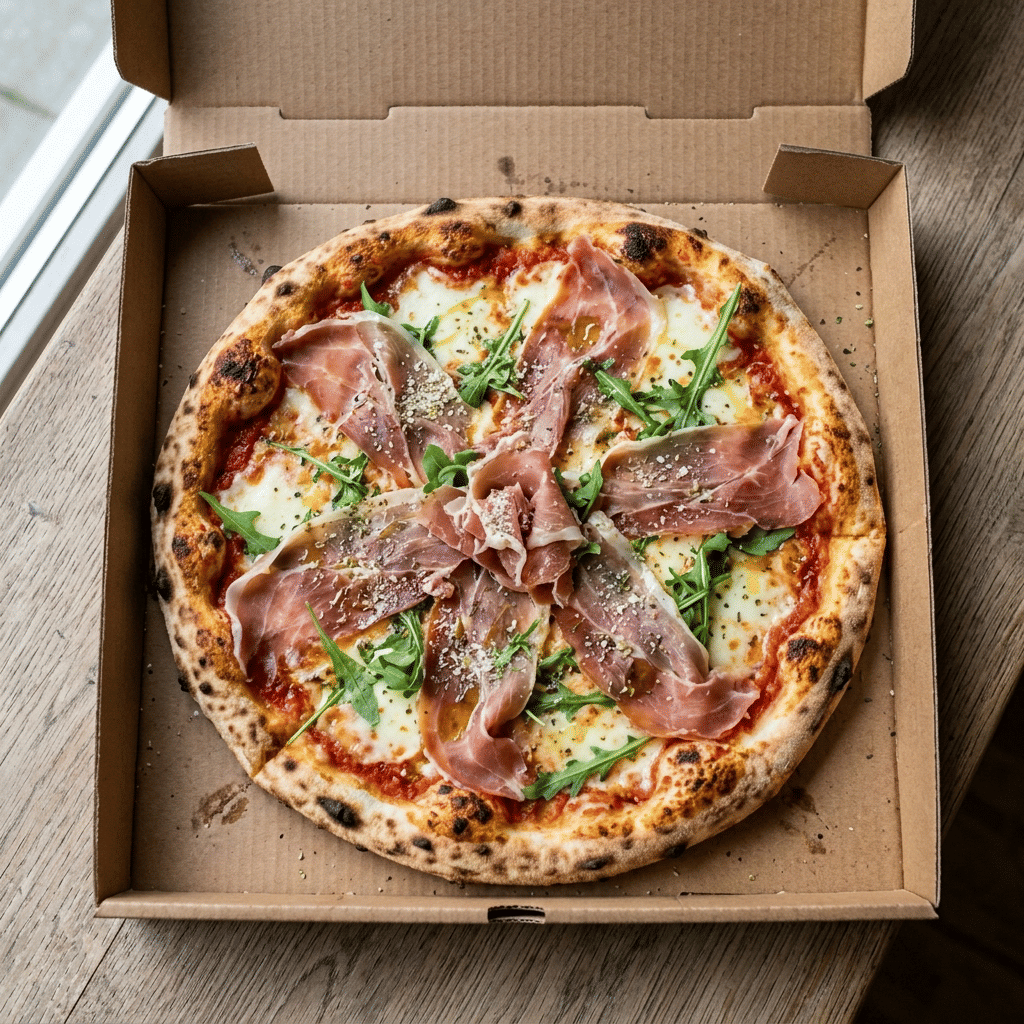 Pizza prosciutto